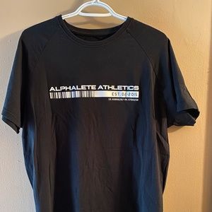 Alphalete performance t-shirt black